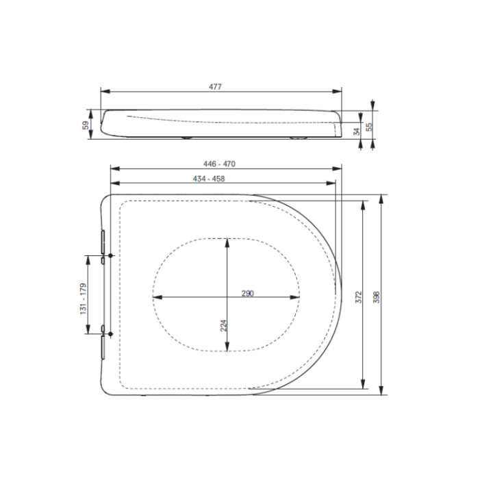 Сиденье TOTO MH VC10047NN