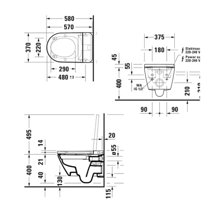 Duravit SensoWash D-Neo 614700012002340