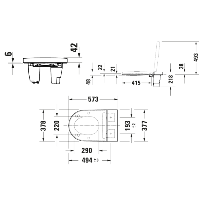 Duravit SensoWash Starck F Plus 612000012002320