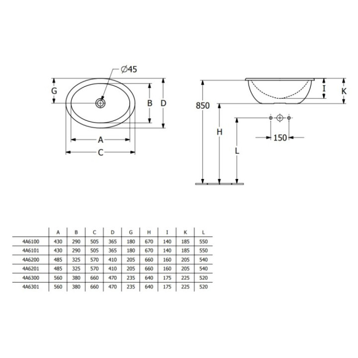 Раковина Villeroy&Boch Loop&Friends 4A620001