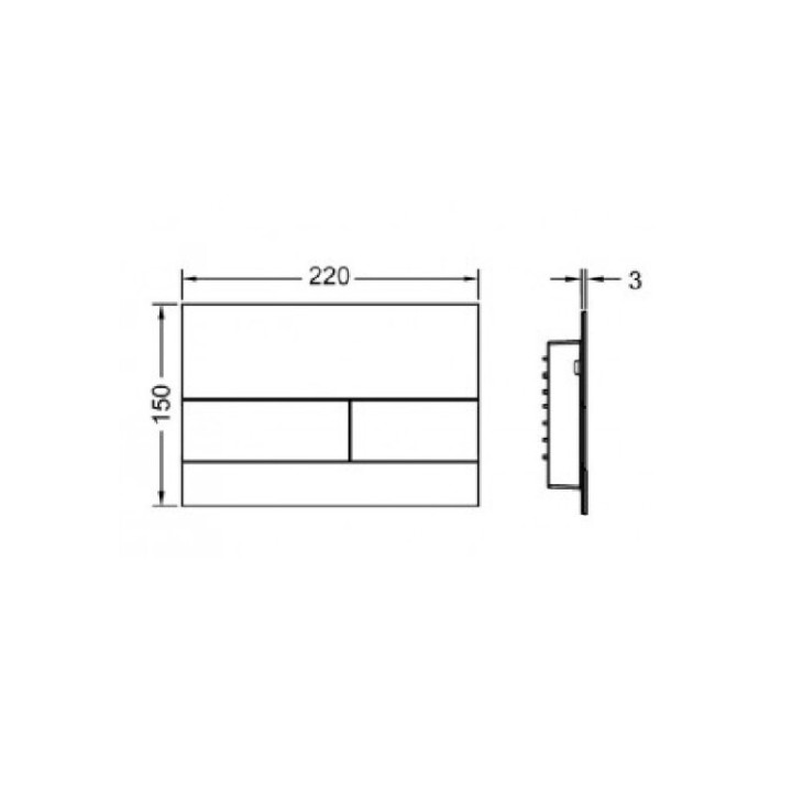 TECE TECEsquare II Matt White 9240834