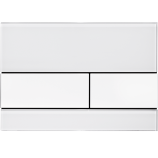 TECE TECEsquare Клавиша смыва стеклянная белый