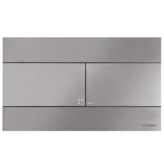 Duravit DuraSystem Клавиша смыва стальная Steel Brushed, Inox