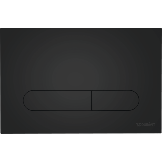 Duravit DuraSystem Клавиша смыва пластиковая Matt Black, Nero Opaco