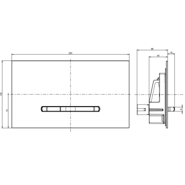 Villeroy&Boch ViConnect клавиша смыва 922160RE