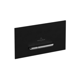 Villeroy&Boch ViConnect Клавиша смыва стеклянная стекло черное глянцевое