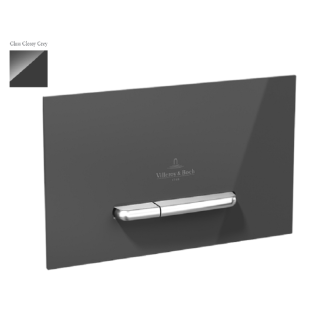 Villeroy&Boch ViConnect Клавиша смыва стеклянная Glass Glossy Grey