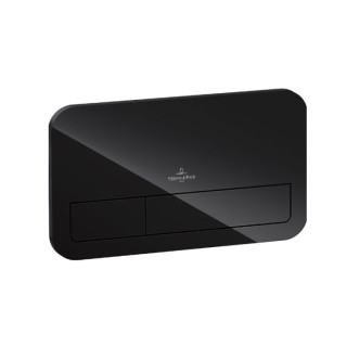 Villeroy&Boch ViConnect Клавиша смыва стеклянная черный глянцевый