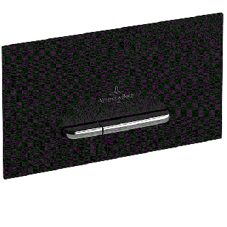 Villeroy&Boch ViConnect Клавиша смыва пластиковая Matt Black, Nero Opaco