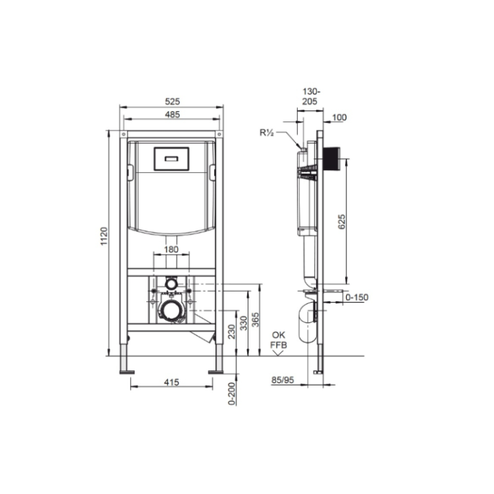 Villeroy&Boch ViConnect инсталляция 92246100