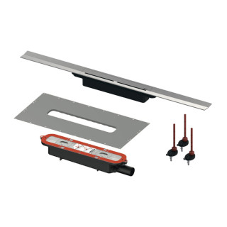 TECE TECEdrainprofile Дренажный канал комплект 100 см Satin Steel