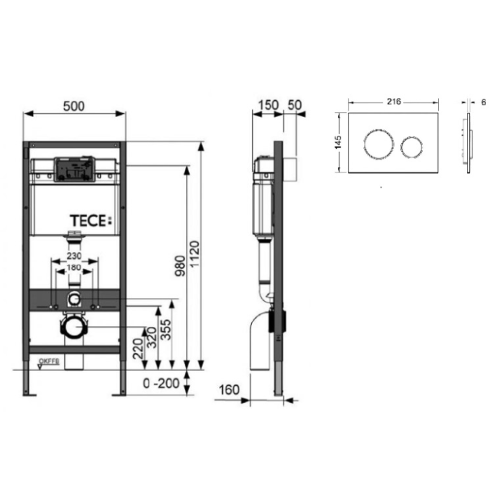 TECE TECEbase 2.0 Инсталляция K440921
