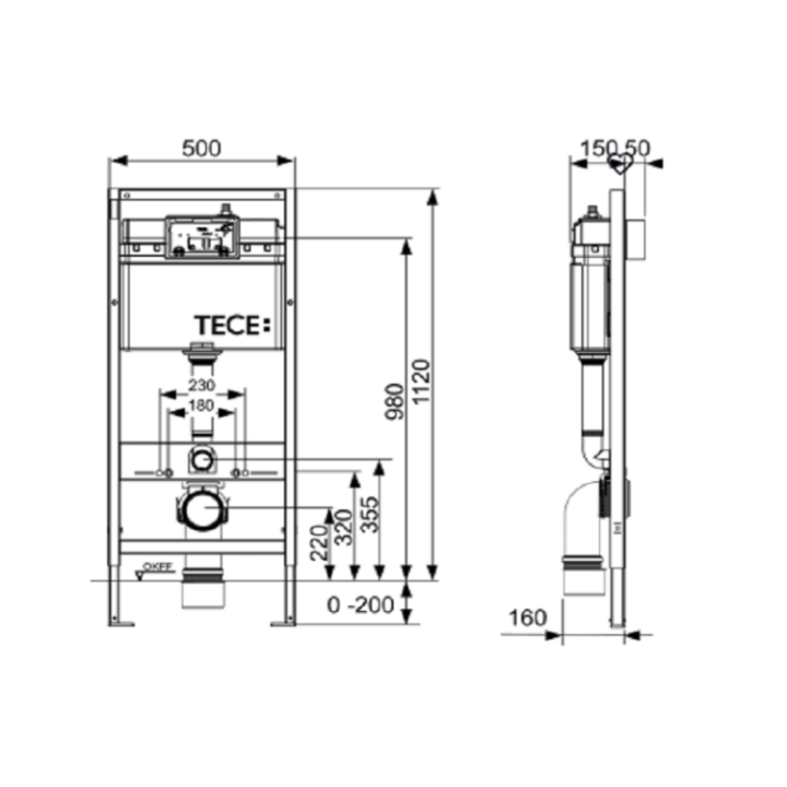 TECE TECEbase 2.0 инсталляция K440920
