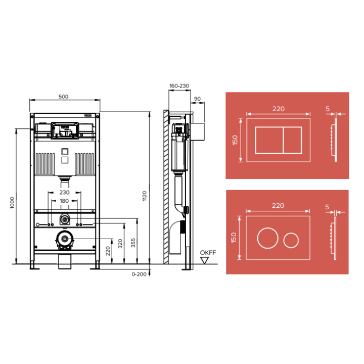 TECE TECEbase 3.0 Инсталляция N500412