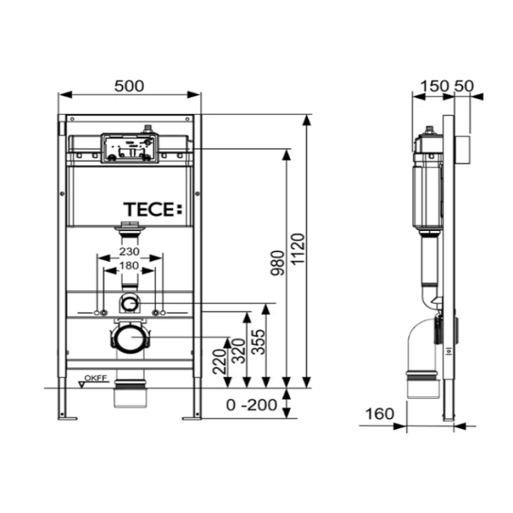 TECE TECEbase 2.0 инсталляция K440200