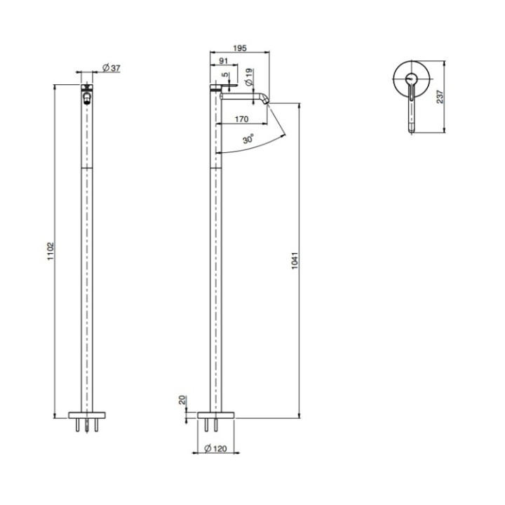 F3111PNHS Смеситель Fima Snap Brushed Champagne