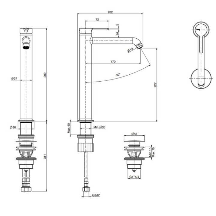 F3111HHS смеситель Fima Snap для раковины