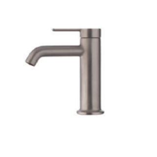 Fima Carlo Frattini Snap Смеситель для раковины низкий 14.7 см Brushed Nickel