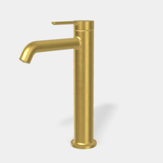 Fima Carlo Frattini Snap Смеситель для раковины стандартный 23.5 см Brushed Gold