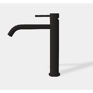 Fima Carlo Frattini Spillo Up Смеситель для раковины стандартный 24 см Matt Black, Nero Opaco