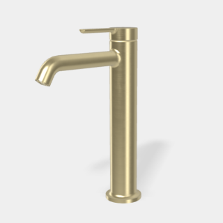 Fima Carlo Frattini Snap Смеситель для раковины стандартный 23.5 см Brushed Champagne