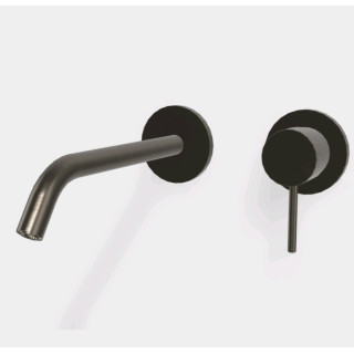 Fima Carlo Frattini Spillo Up Смеситель для раковины излив 20.8 см Brushed Black Chrome