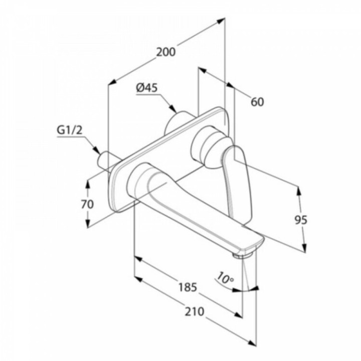 Kludi 522460575 смеситель для раковины Balance