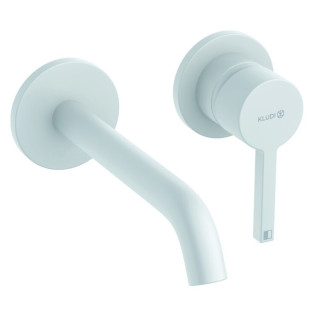 Kludi Nova Fonte Pura Смеситель для раковины излив 18 см Matt White, Bianco Opaco