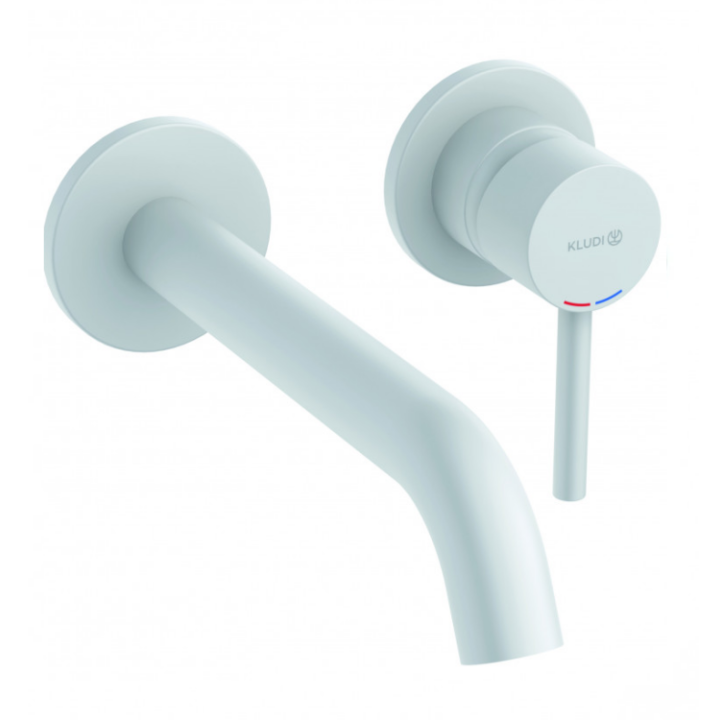 Kludi 382455376 смеситель BOZZ белый скрытый монтаж