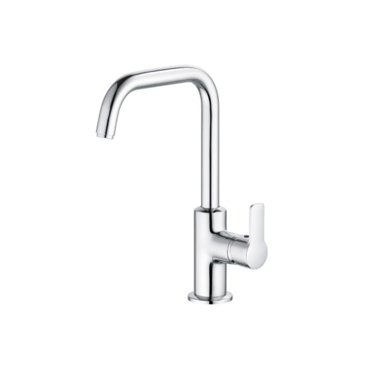 Kludi 370240565 смеситель для раковины высокий хром