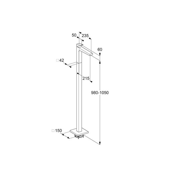 Kludi 54595N075 смеситель Decus Brushed Gold
