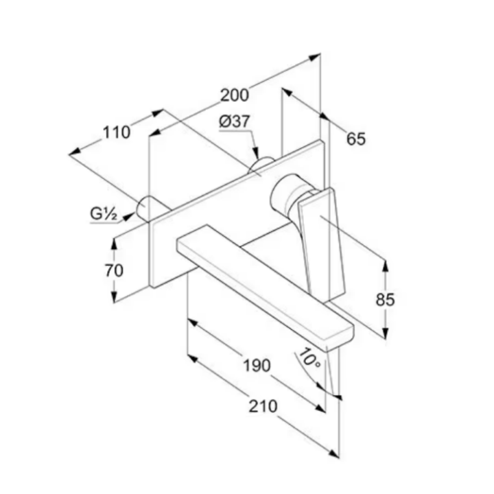 Kludi 54244N175 смеситель Decus для раковины