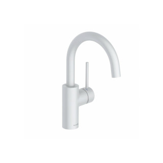 Kludi BOZZ Смеситель для раковины высокий 29 см Matt White, Bianco Opaco