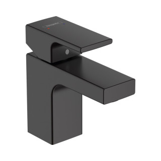 Hansgrohe Vernis Shape Смеситель для раковины низкий 12.7 см Matt Black, Nero Opaco