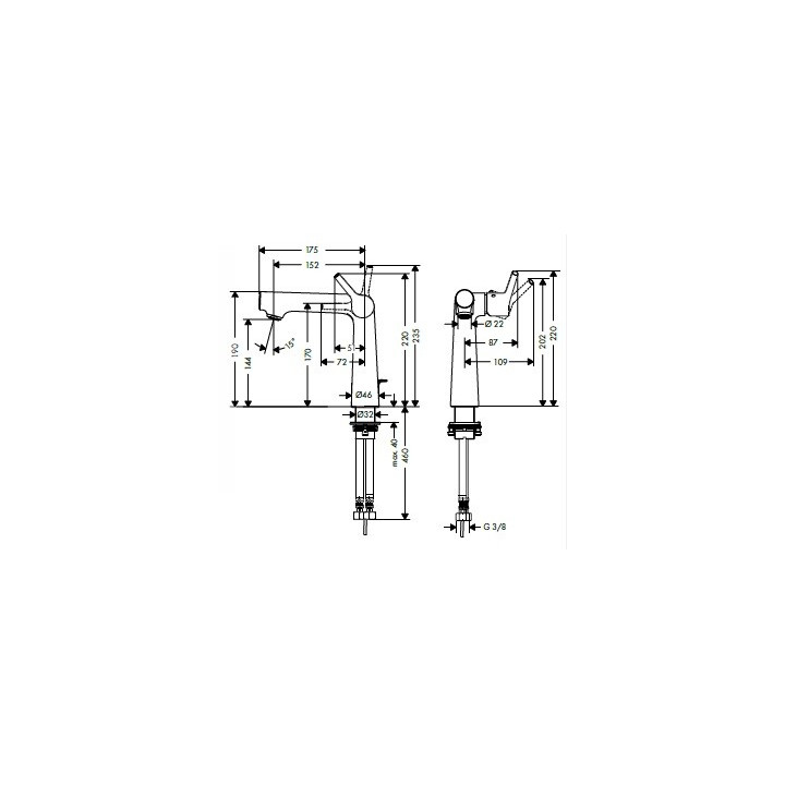 Hansgrohe 72113000 смеситель раковины хром