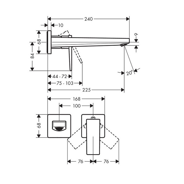 Hansgrohe 32526140 Metropol смеситель для раковины