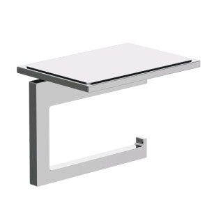 Kludi VELA C Бумагодержатель с полкой подвесной хром