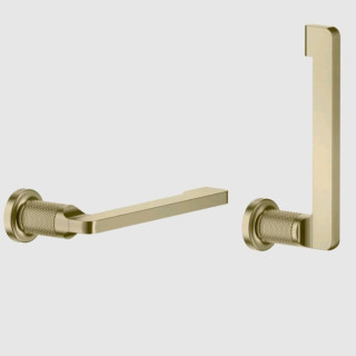 Gessi Inciso Бумагодержатель подвесной Brushed Brass PVD