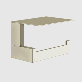 Gessi Rettangolo Бумагодержатель подвесной Nickel PVD