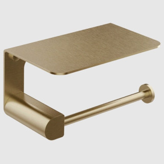 Gessi Rilievo Бумагодержатель подвесной Warm Bronze Brushed PVD