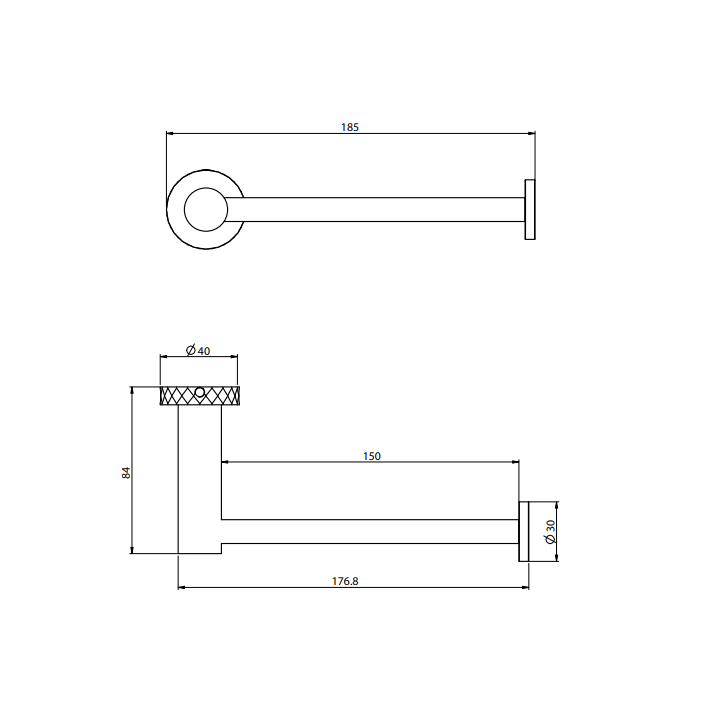 F6005T/1GZS держатель бумаги Fima Carlo Frattini