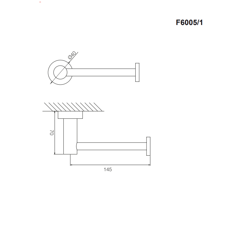 Fima F6005/1SN держатель туалетной бумаги никель