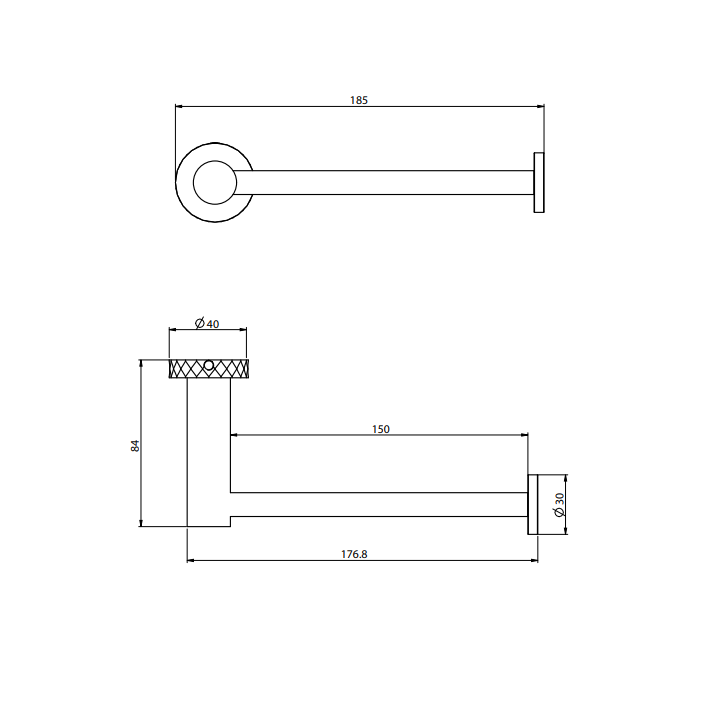 F6005T/1XOR держатель бумаги Fima Carlo Frattini