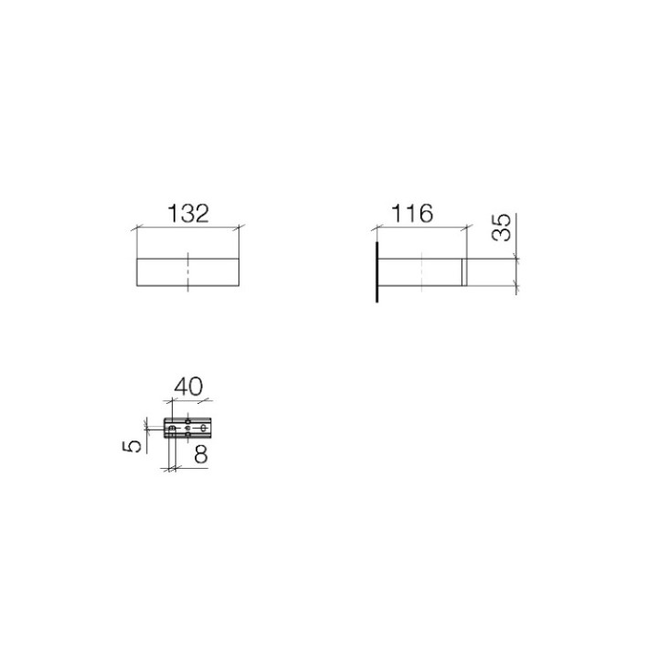 Dornbracht 8359078006 держатель рулона Satin Platinum