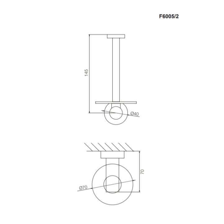 Fima F6005/2OS держатель запасного рулона Accessori