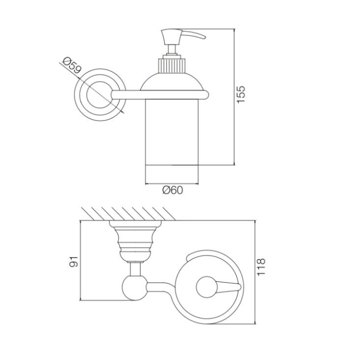 F6063/3CR дозатор Fima Carlo Frattini Accessori
