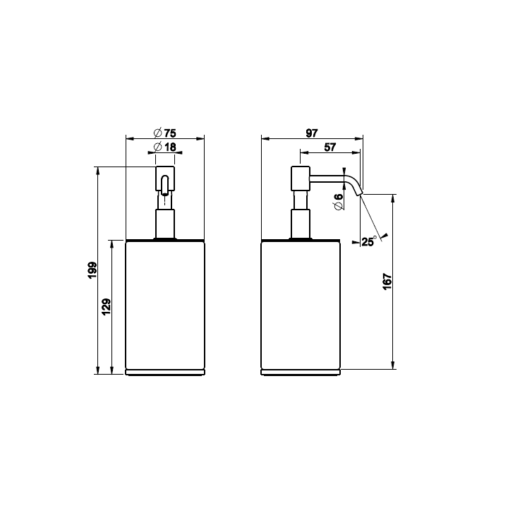 Gessi 66437#713 дозатор Anello Antique Brass