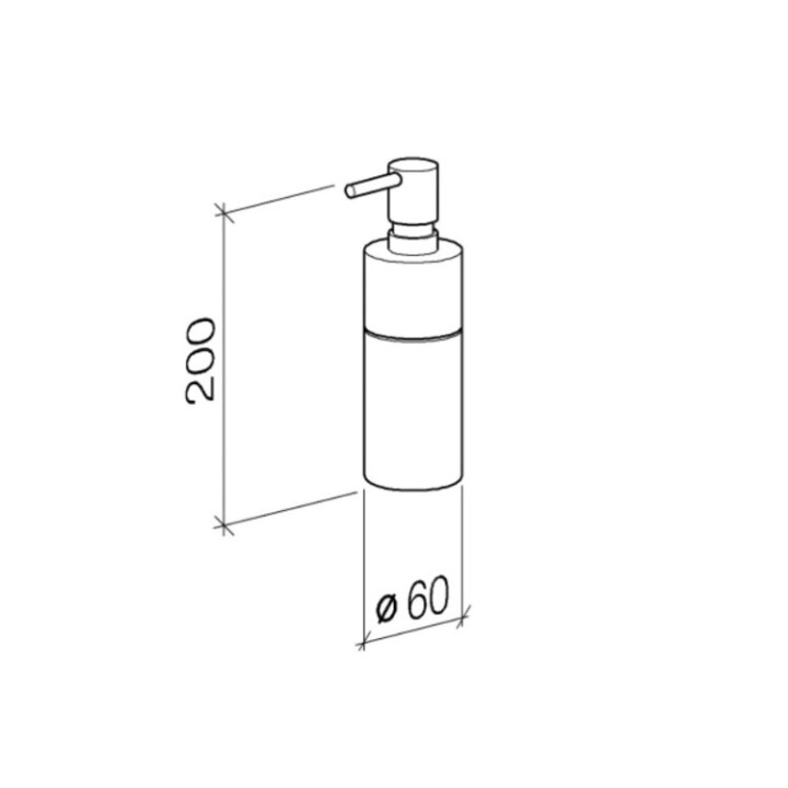 Dornbracht 8443597006 дозатор настольный платина