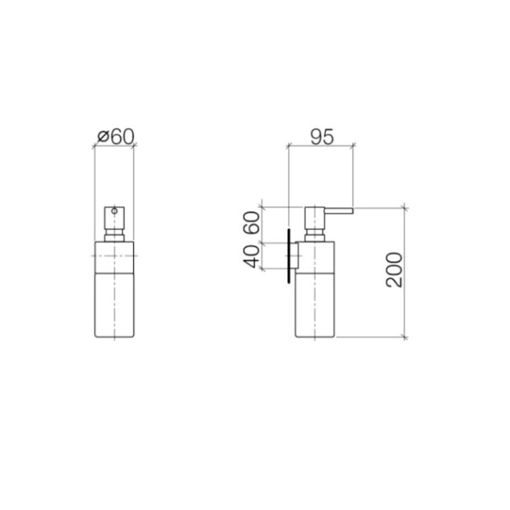 Dornbracht 8343597099 дозатор настенный платина