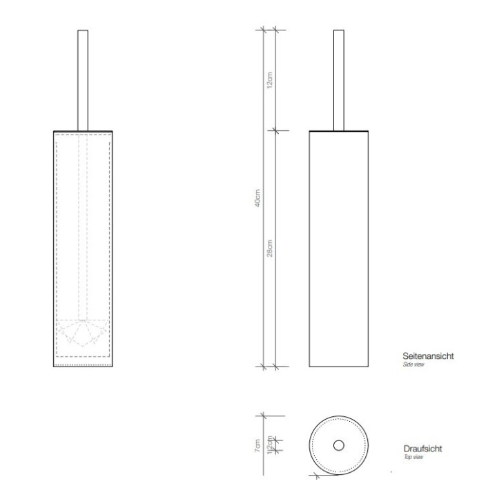 Decor Walther 0521450 ёршик Matt White Bianco Opaco